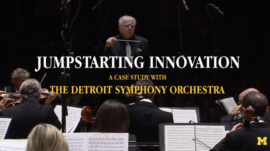 Jeff DeGraff presents innovation case study with Detroit Symphony Orchestra, University of Michigan